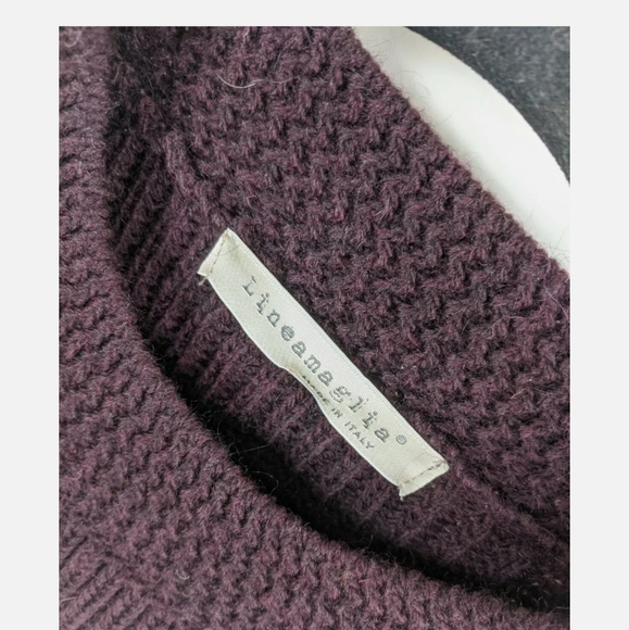 Lineamaglia Italy ANTHRO Wool Alpaca Sweater Top - Picture 7 of 8